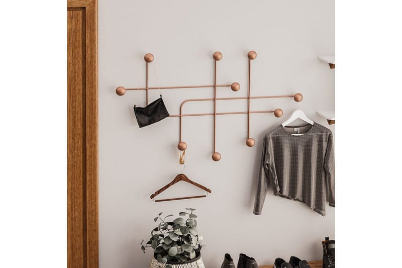 Metall Väggkrok Australia Koppar - Koppar - Förvaring - Klädförvaring - Klädhängare