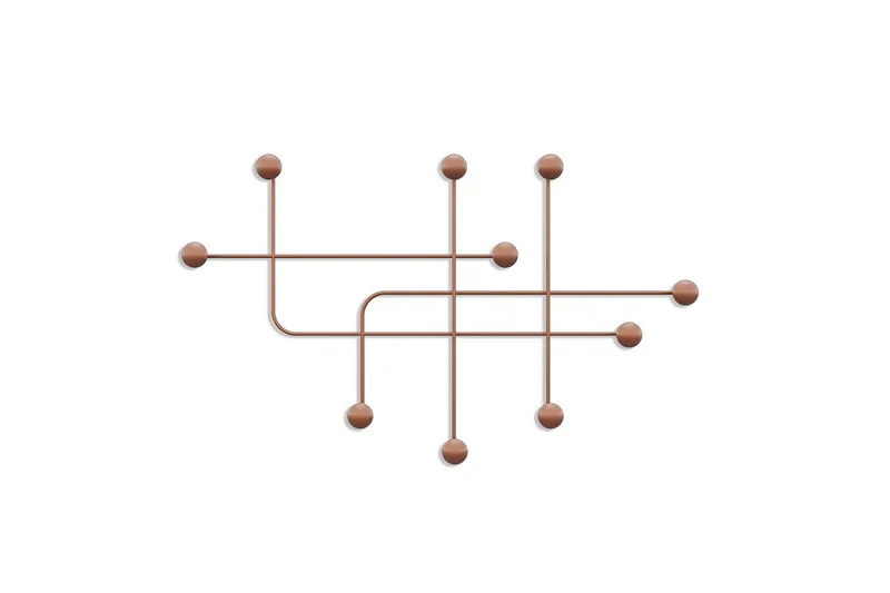 Metall Väggkrok Australia Koppar - Koppar - Förvaring - Klädförvaring - Klädhängare