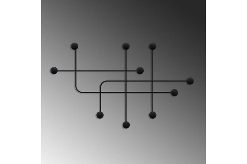 Metall Väggkrok Australia Svart - Svart - Förvaring - Klädförvaring - Klädhängare