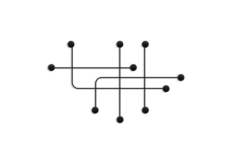 Metall Väggkrok Australia Svart - Svart - Förvaring - Klädförvaring - Klädhängare