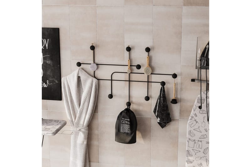 Metall Väggkrok Australia Svart - Svart - Förvaring - Klädförvaring - Klädhängare