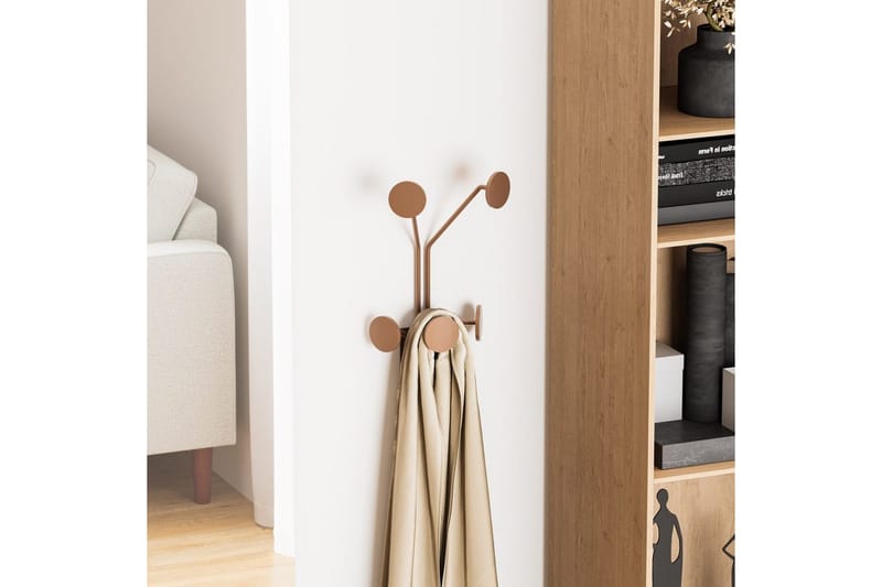 Metall Väggkrok Clarra Koppar - Koppar - Förvaring - Klädförvaring - Klädhängare