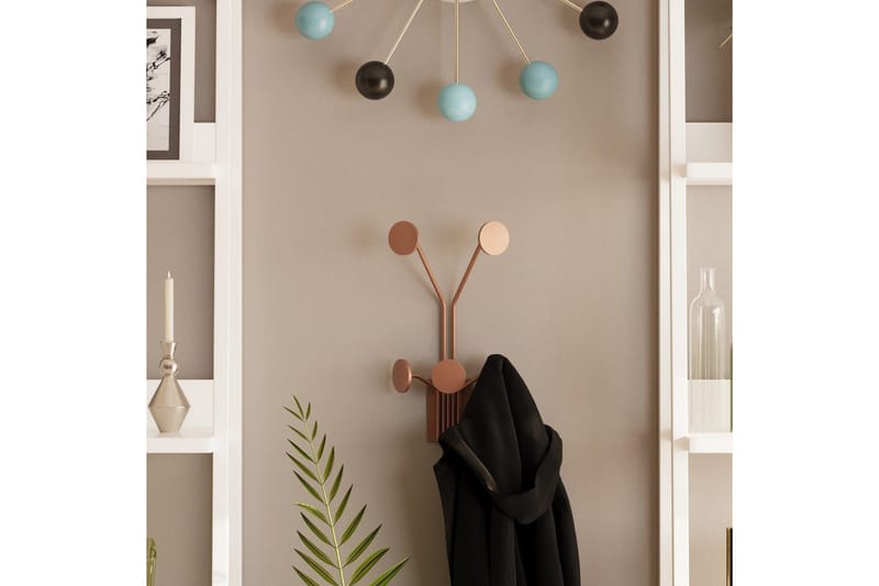 Metall Väggkrok Clarra Koppar - Koppar - Förvaring - Klädförvaring - Klädhängare