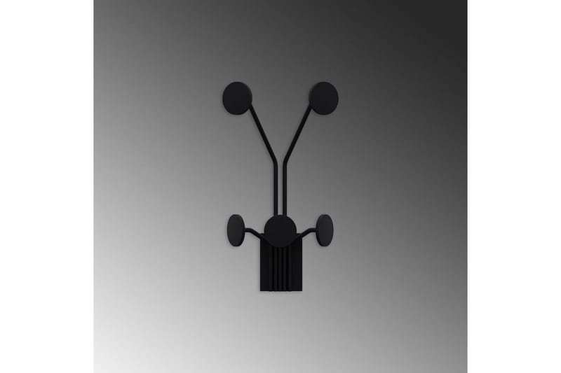 Metall Väggkrok Clarra Svart - Svart - Förvaring - Klädförvaring - Klädhängare