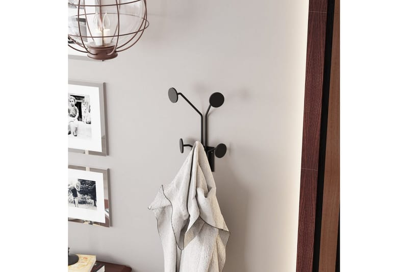 Metall Väggkrok Clarra Svart - Svart - Förvaring - Klädförvaring - Klädhängare
