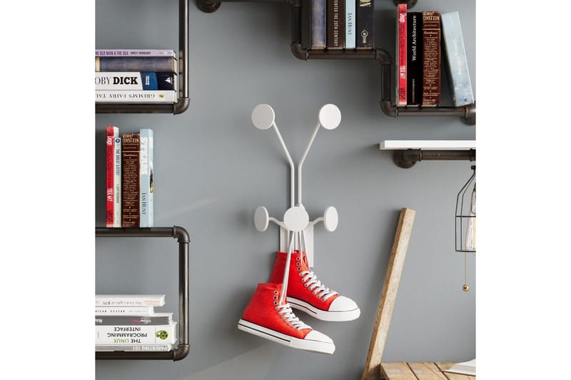 Metall Väggkrok Clarra Vit - Vit - Förvaring - Klädförvaring - Klädhängare