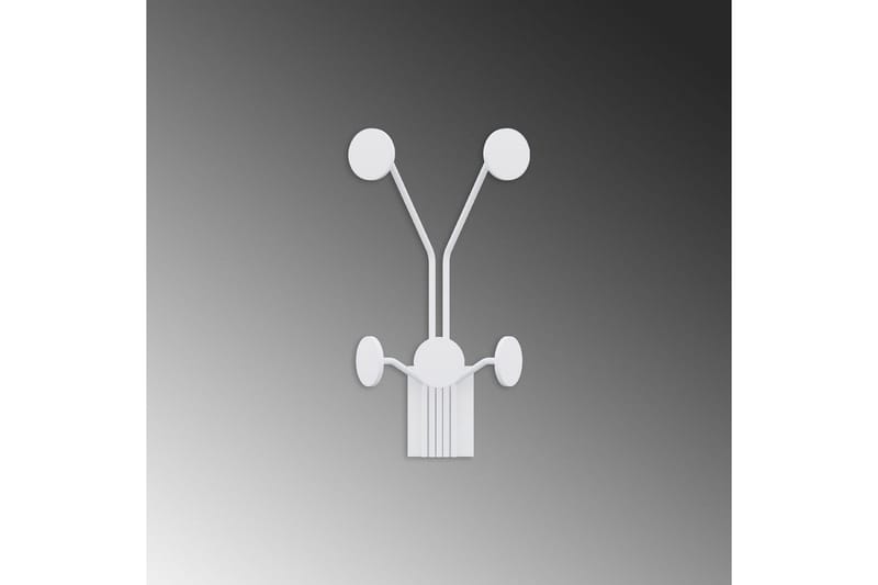 Metall Väggkrok Clarra Vit - Vit - Förvaring - Klädförvaring - Klädhängare