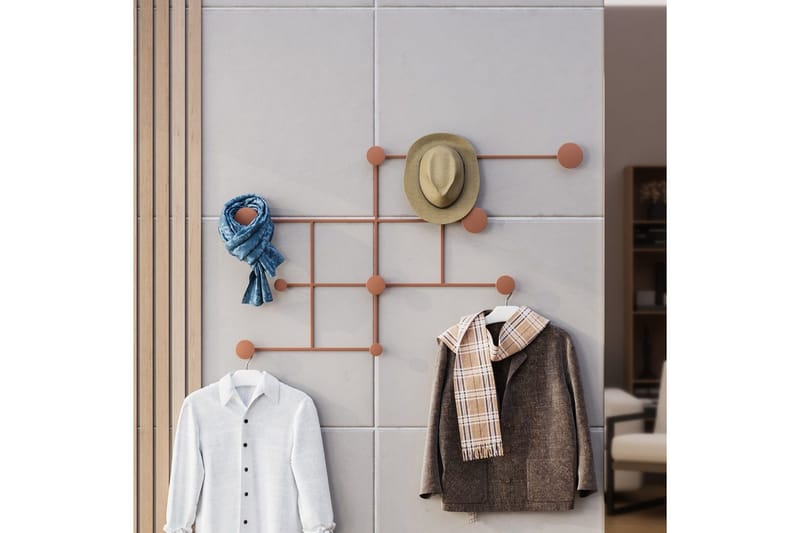 Metall Väggkrok Colna Koppar - Koppar - Förvaring - Klädförvaring - Klädhängare