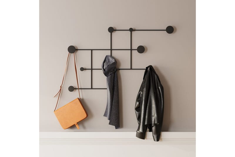 Metall Väggkrok Colna Svart - Svart - Förvaring - Klädförvaring - Klädhängare