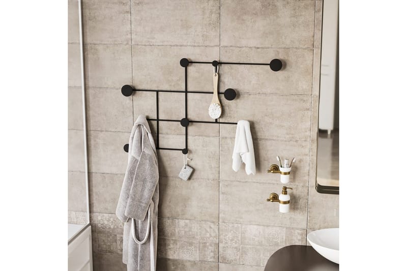 Metall Väggkrok Colna Svart - Svart - Förvaring - Klädförvaring - Klädhängare