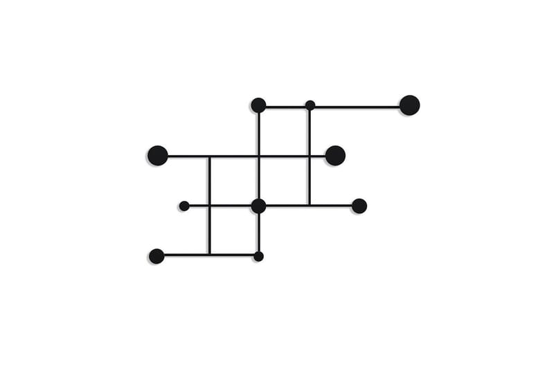 Metall Väggkrok Colna Svart - Svart - Förvaring - Klädförvaring - Klädhängare