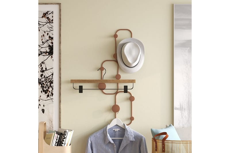 Metall Väggkrok Dravos Koppar - Koppar - Förvaring - Klädförvaring - Klädhängare