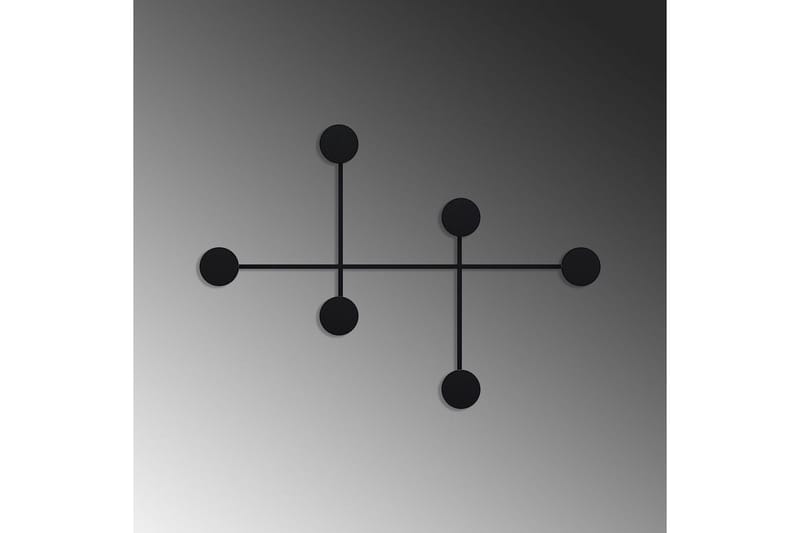 Metall Väggkrok Inermis Svart - Svart - Förvaring - Klädförvaring - Klädhängare