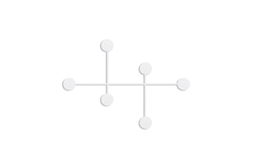 Metall Väggkrok Inermis Vit