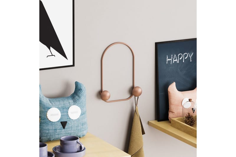 Metall Väggkrok Kelanburg Koppar - Koppar - Förvaring - Klädförvaring - Klädhängare