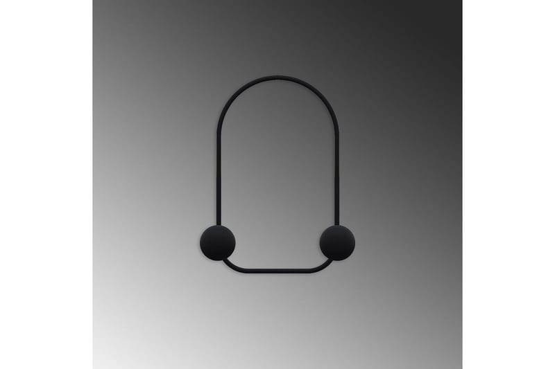 Metall Väggkrok Kelanburg Svart - Svart - Förvaring - Klädförvaring - Klädhängare