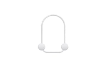 Metall Väggkrok Kelanburg Vit