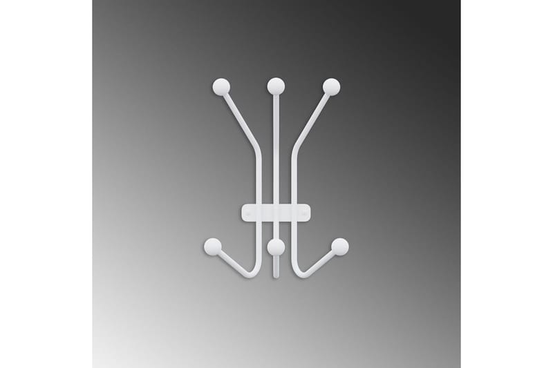 Metall Väggkrok Narwaniran Vit - Vit - Förvaring - Klädförvaring - Klädhängare