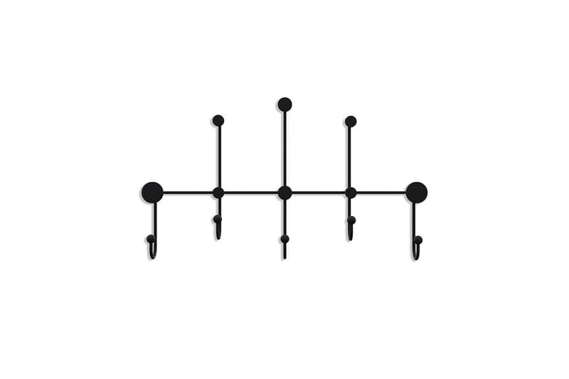 Metall Väggkrok Ranjita Svart - Svart - Förvaring - Klädförvaring - Klädhängare