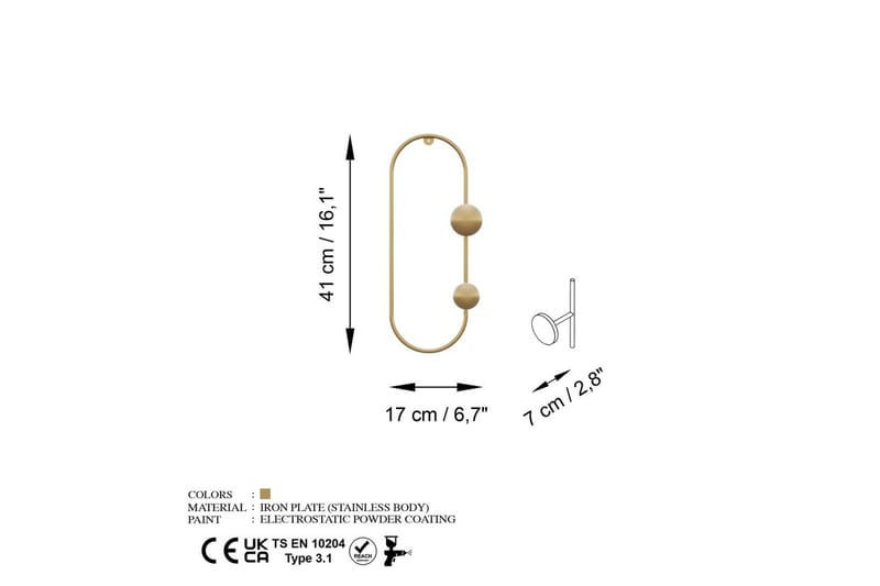 Metall Väggkrok Sota Rany - Rany - Förvaring - Klädförvaring - Klädhängare