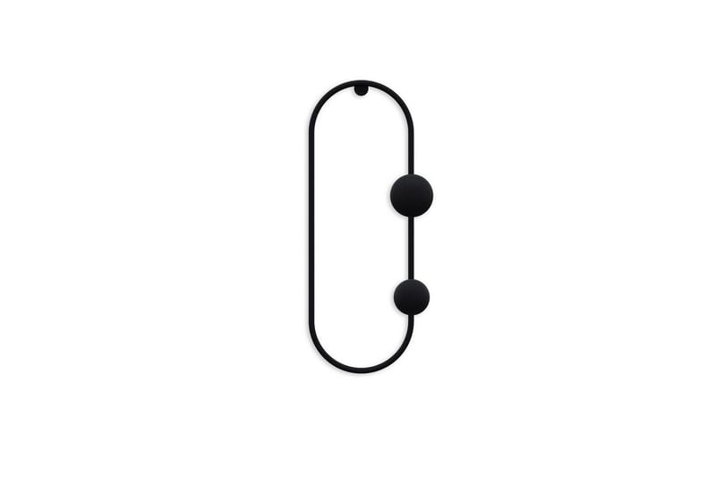 Metall Väggkrok Sota Svart - Svart - Förvaring - Klädförvaring - Klädhängare