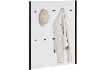 Plattpark Klädhängare 75x100 cm - Vit/Svart - Förvaring - Klädförvaring - Klädhängare