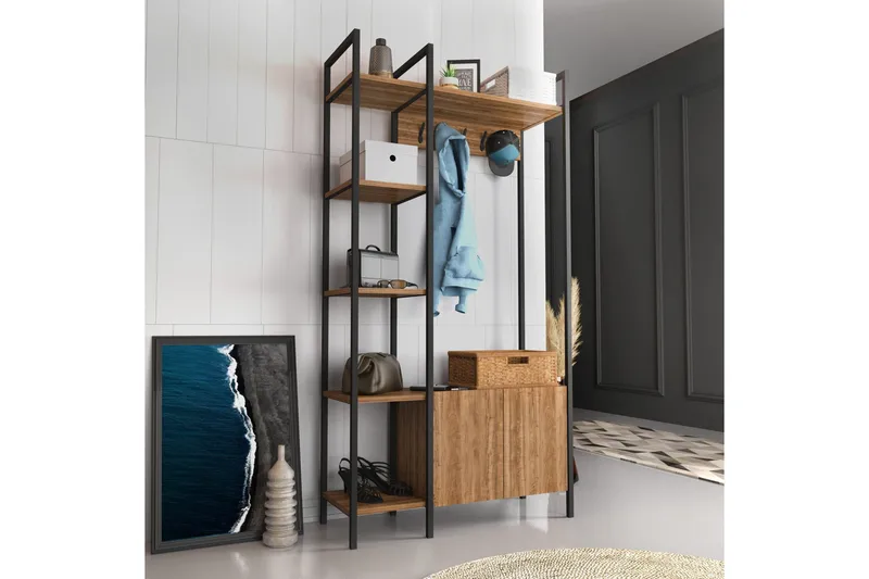 Rinorea Klädhängare 90x175 cm - Brun - Förvaring - Klädförvaring - Klädhängare