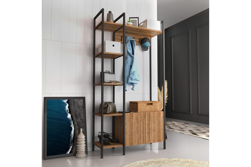 Rinorea Klädhängare 90x175 cm - Brun - Förvaring - Klädförvaring - Klädhängare