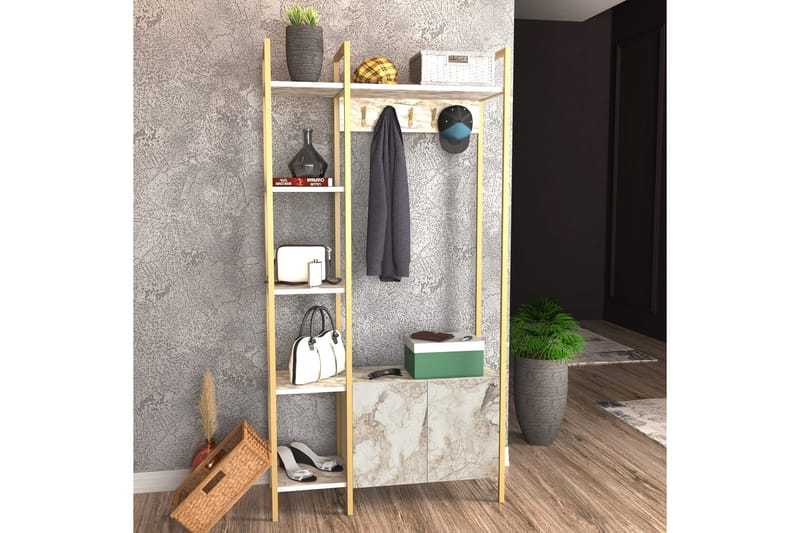 Rinorea Klädhängare 90x175 cm, Vit