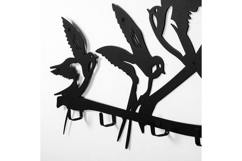 Salcuta Klädkrokar 52x32 cm - Svart - Förvaring - Klädförvaring - Klädhängare