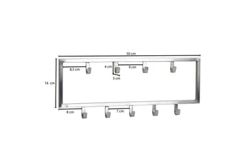 Seddik Klädkrok 50 cm - Silver - Förvaring - Klädförvaring - Klädhängare