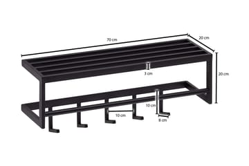 Seddik Klädkrok 70 cm - Inredning - Dekorbeslag - Möbelbeslag