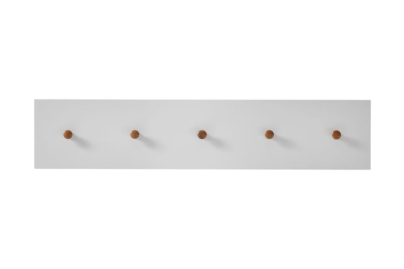 Siraaj Foajépanel 97 cm - Vit/Ek - Förvaring - Klädförvaring - Klädhängare