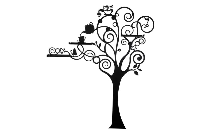 Tree Klädkrok - Svart - Klädhängare - Kroklist & Klädkrokar - Klädhängare vägg