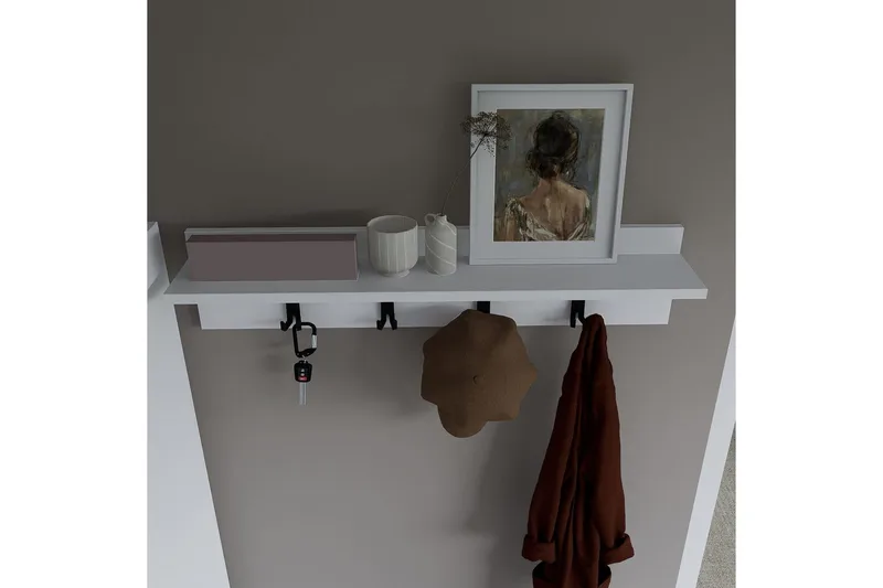 Nagouri Klädhängare 90 cm - Vit - Förvaring - Klädförvaring - Klädhängare