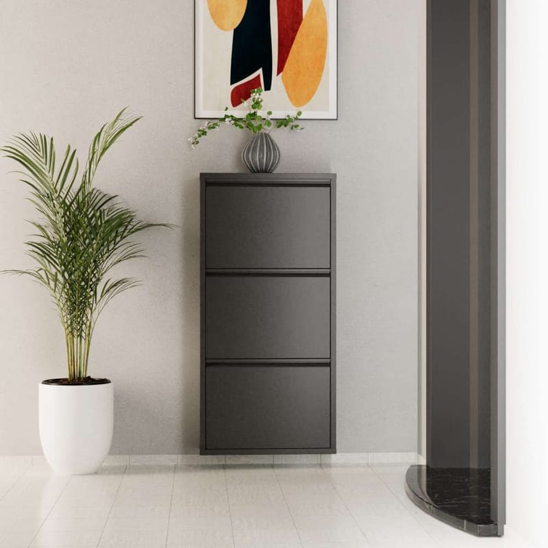 Rylanis Skoskåp 50x103 cm - Antracit - Förvaring - Skoförvaring