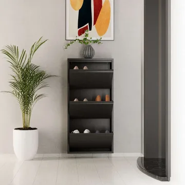 Rylanis Skoskåp 50x103 cm - Antracit - Förvaring - Skoförvaring