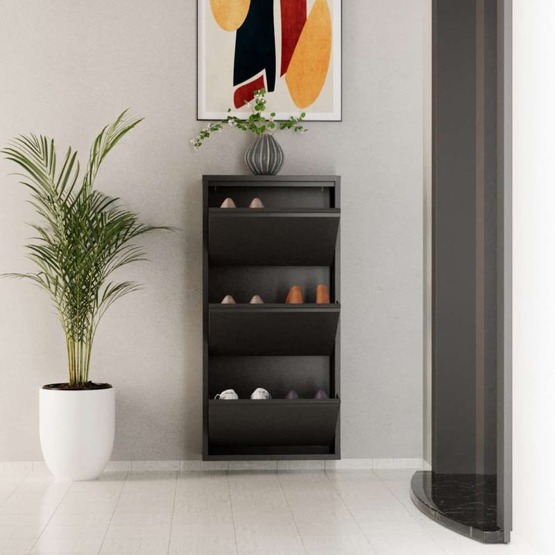 Rylanis Skoskåp 50x103 cm - Antracit - Förvaring - Skoförvaring