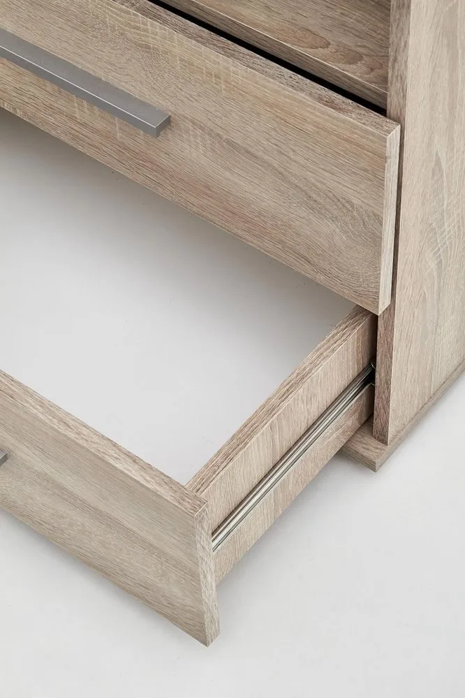 Abdel vitrinskåp - Sonoma ek - sonoma ek - Förvaring - Skåp - Vitrinskåp