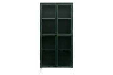 Azza Vitrinskåp 40 cm djup 90 cm bred 190 cm hög Metall