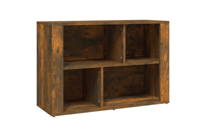 beBasic Förvaringsskåp rökfärgad ek 80x30x54 cm konstruerat trä - Brown - Förvaring - Skåp - Vitrinskåp