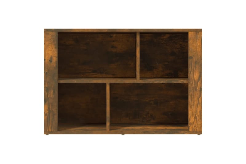 beBasic Förvaringsskåp rökfärgad ek 80x30x54 cm konstruerat trä - Brown - Förvaring - Skåp - Vitrinskåp