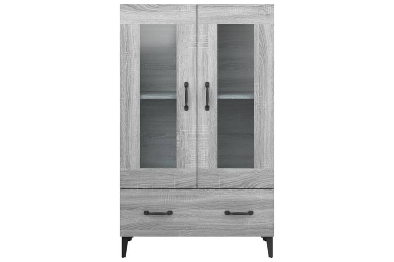 beBasic Högskåp grå sonoma 70x31x115 cm konstruerat trä - Grey - Förvaring - Skåp - Förvaringsskåp