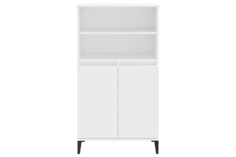 beBasic Högskåp vit 60x36x110 cm konstruerat trä - White - Förvaring - Skåp - Förvaringsskåp
