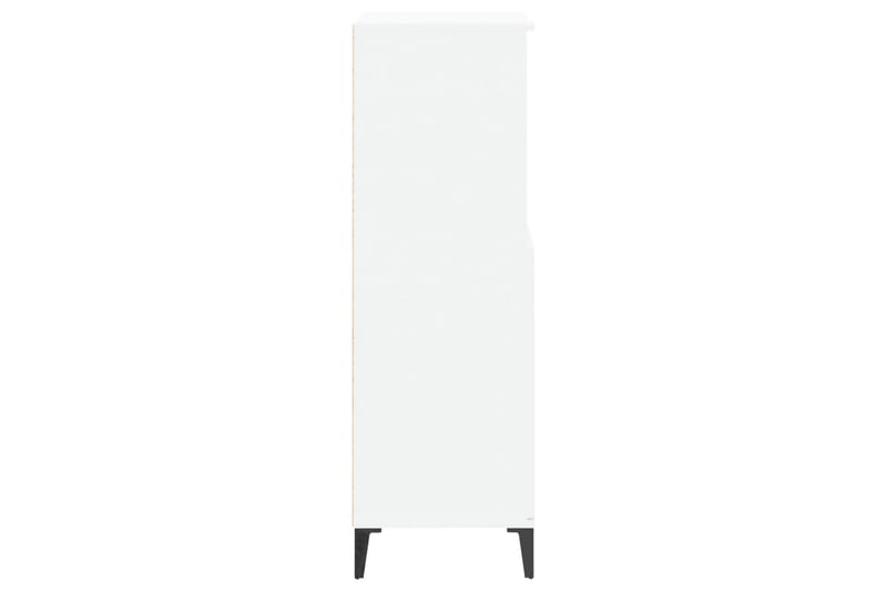 beBasic Högskåp vit 60x36x110 cm konstruerat trä - White - Förvaring - Skåp - Förvaringsskåp