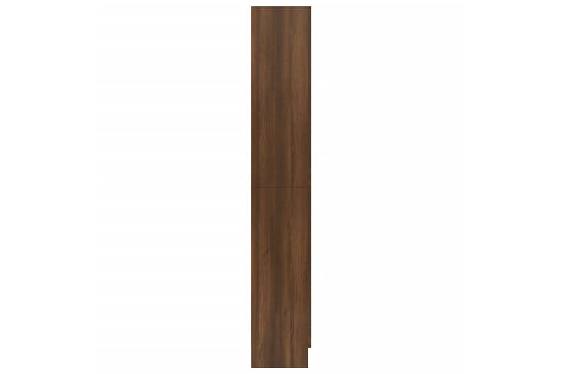 Vitrinskåp 30,5 cm djup 82,5 cm bred 185,5 cm hög Mörkt Trä - Brun - Förvaring - Skåp - Vitrinskåp