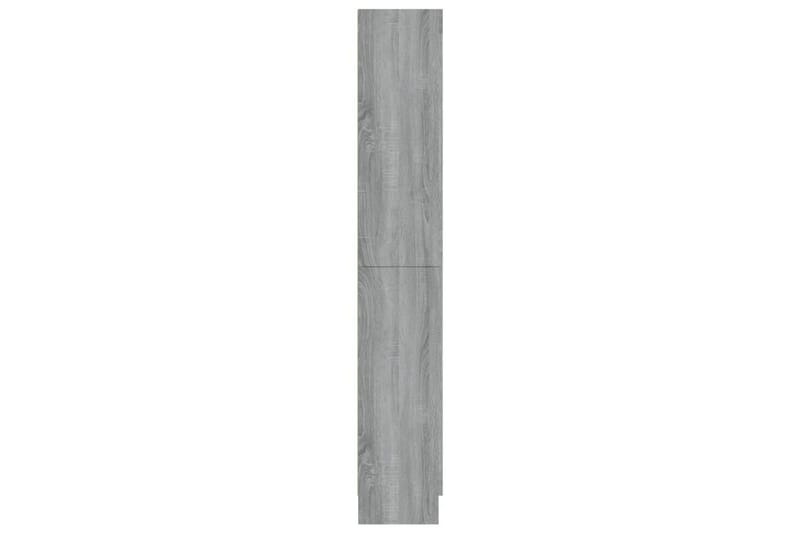 beBasic Vitrinskåp grå sonoma 82,5x30,5x185,5 cm konstruerat trä - Grey - Vitrinskåp