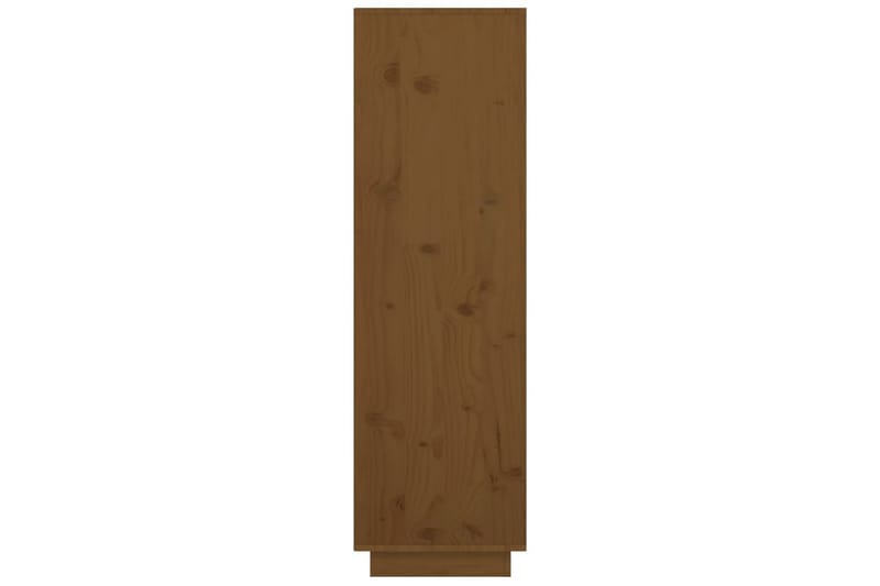 Smalt Vitrinskåp 35 cm djup 38 cm bred 117 cm hög Trä - Brun - Förvaring - Skåp - Vitrinskåp