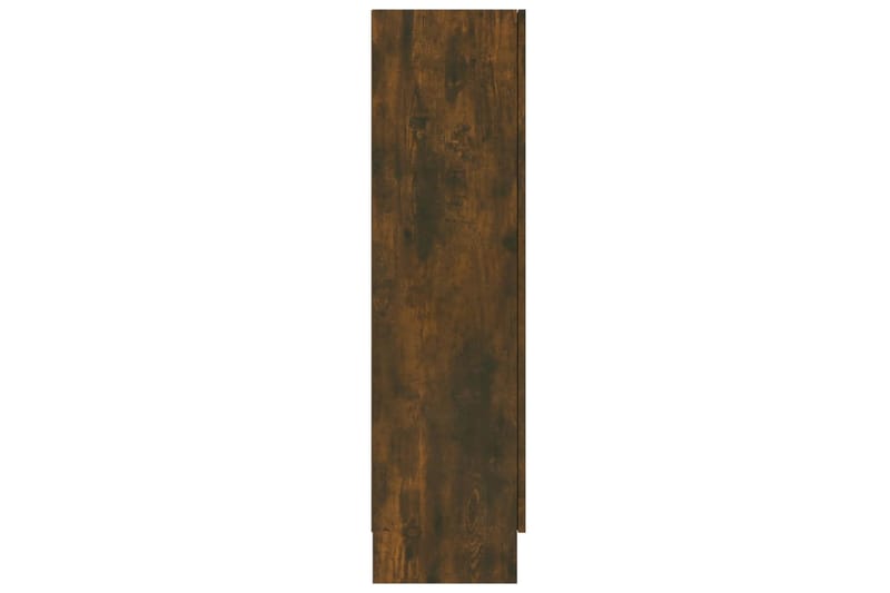 Vitrinskåp 30,5 cm djup 82,5 cm bred 115 cm hög Trä - Brun - Förvaring - Skåp - Vitrinskåp
