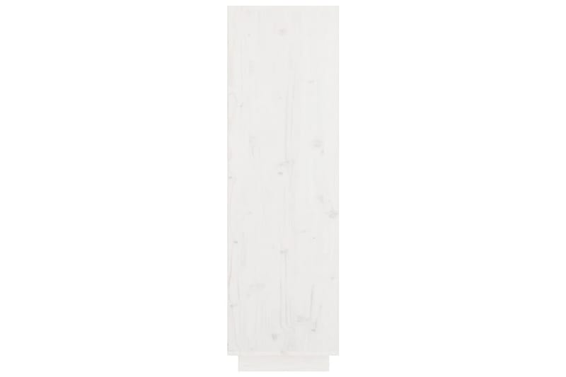 Vitrinskåp 35cm djup 74 cm bred 117 cm hög Ljust Trä - Vit - Förvaring - Skåp - Vitrinskåp